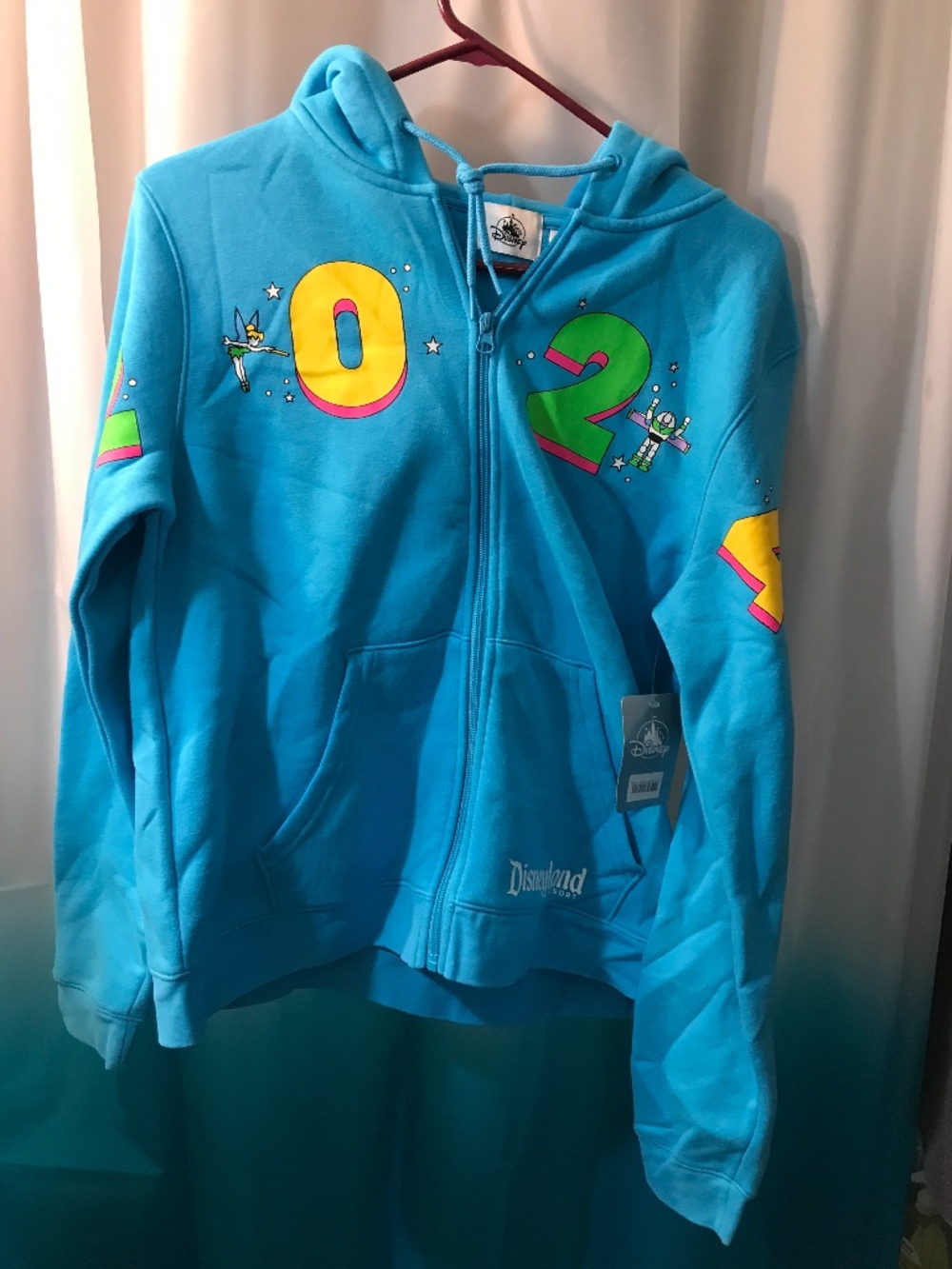 Disneyland 2024 Disney Parks Resort 2024 Dated Collection Zip Up Hoodie Sz Med